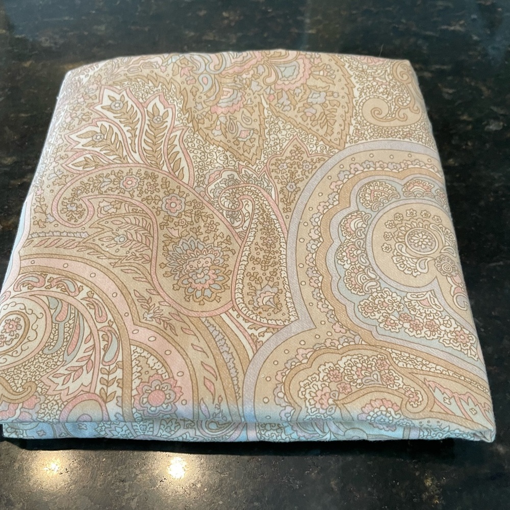 Ralph Lauren Coral Beach Paisley Pastel standard sham~MINT~